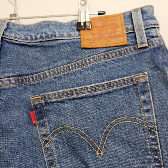 501 Levi's Straight Leg W32 L26 - Picture 3 of 5